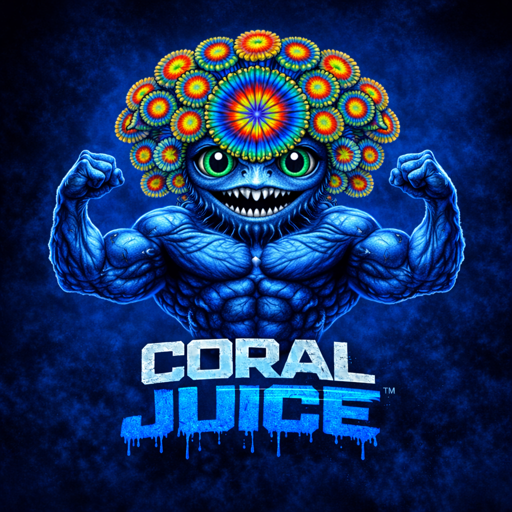 Coral Juice mascot character